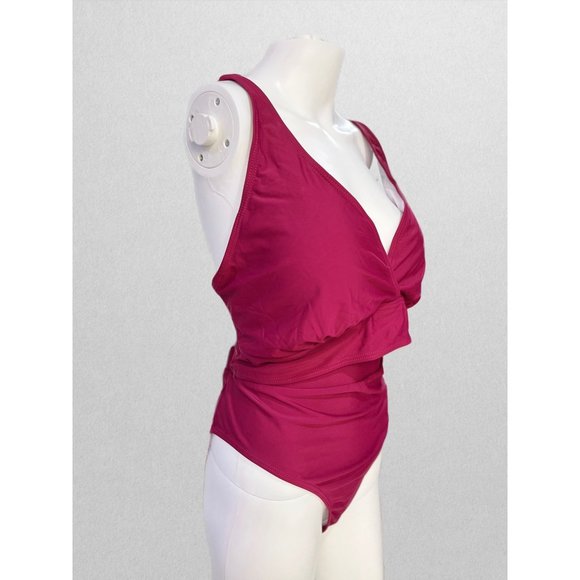 Aqua Eve Wine Swimsuit (New without Tags) - Picture 2 of 6